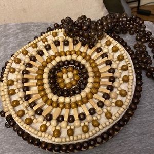 Beautiful bead crossbody bag